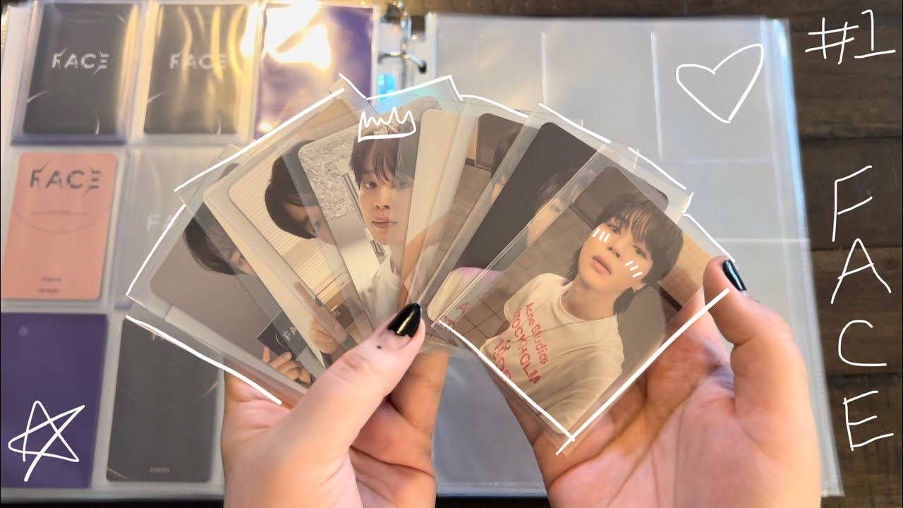 completing my jimin face photocard collection!!🪞| all pobs and lucky draws!