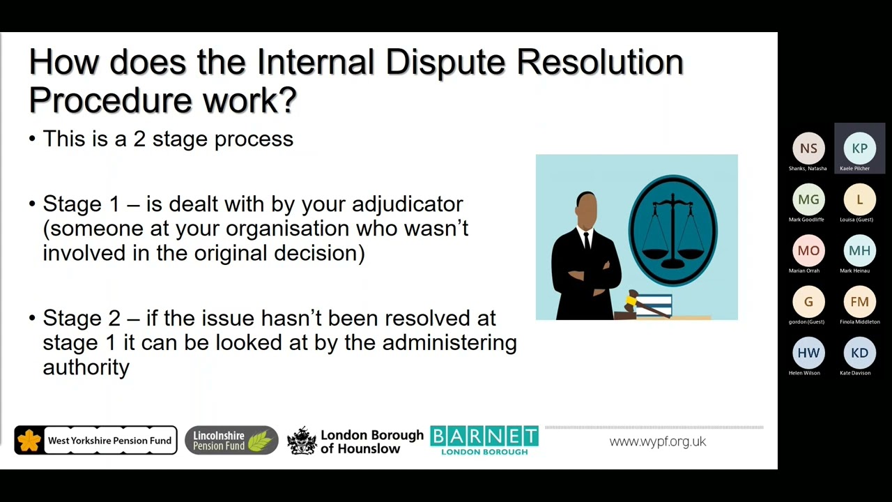 Employer webcast - Internal Dispute Resolution Procedure December 2022
