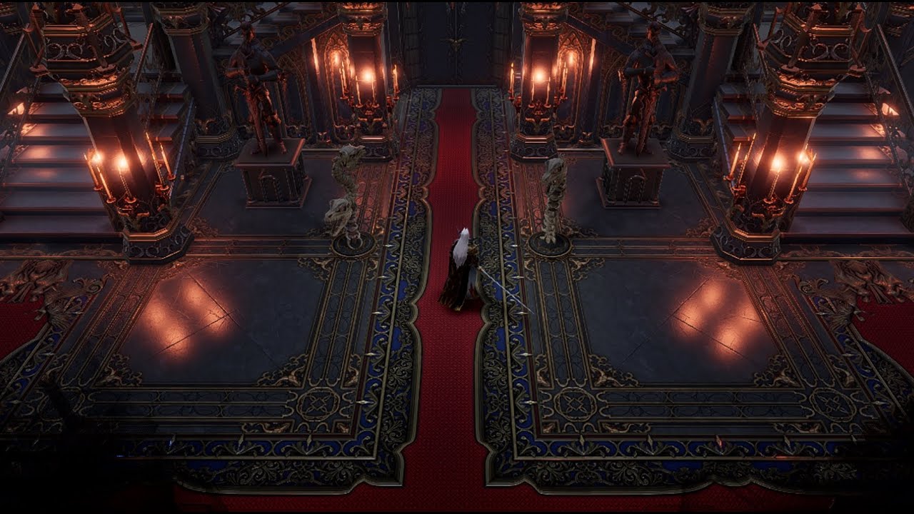 V Rising - Castlevania Themed Castle - HUGE!!! 7 Minutes to Walk.