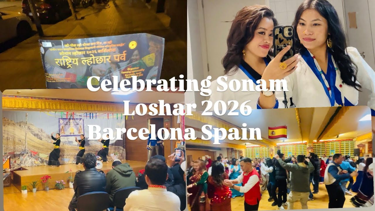 Celebrating Sonam Lhosar in Spain with Tamang Samaj Family | Nepali Vlog ❤️