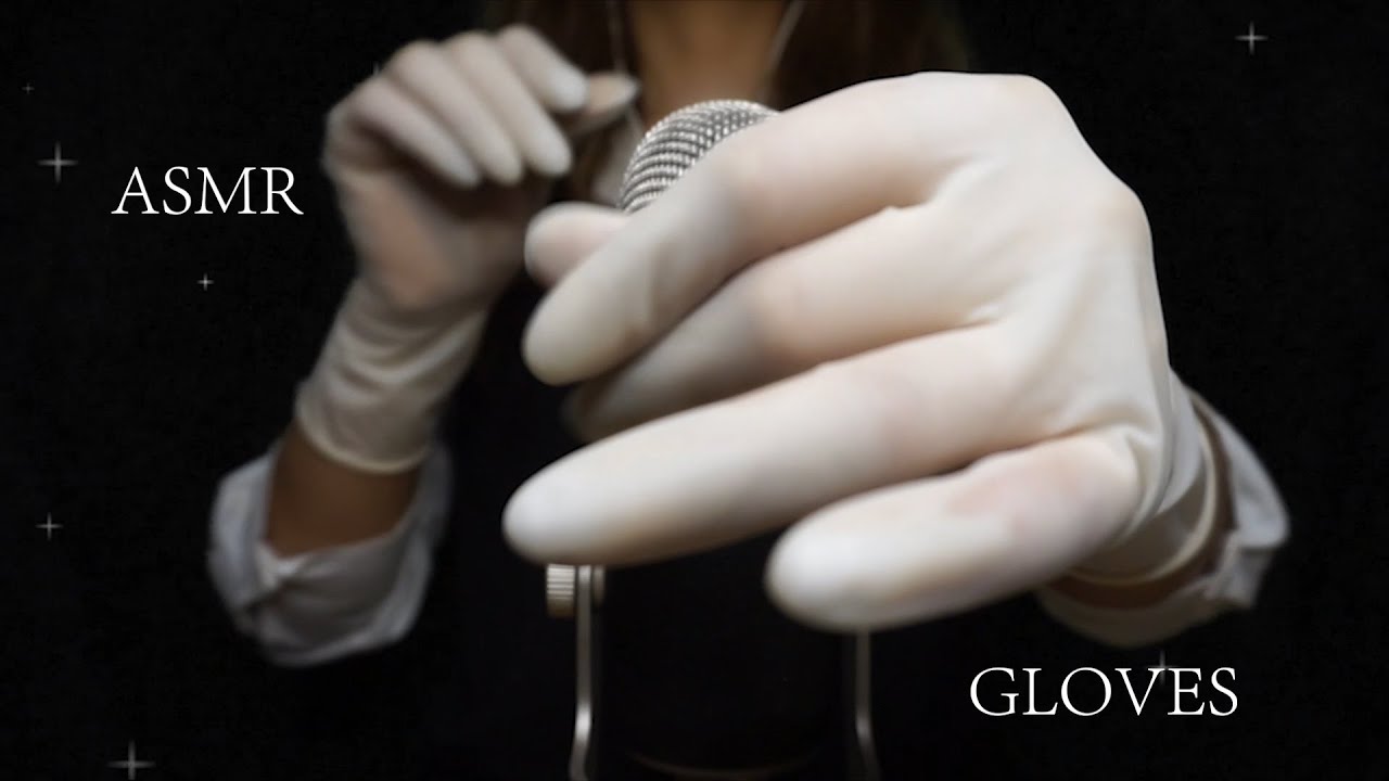 【ASMR助眠—❀Gloves❀】Surgical gloves.手术橡胶手套，摩擦，手部触发音，无人声