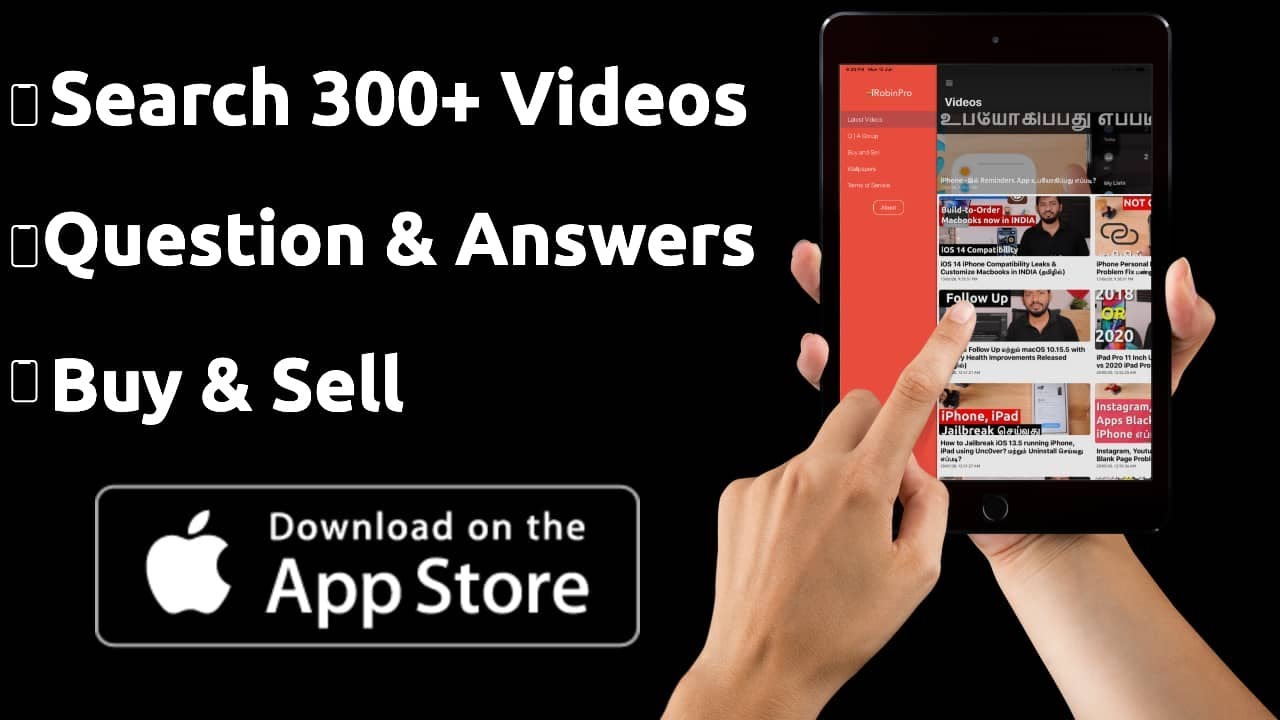 iRobinPro App | Search our Videos, Questions and Buy & Sell
