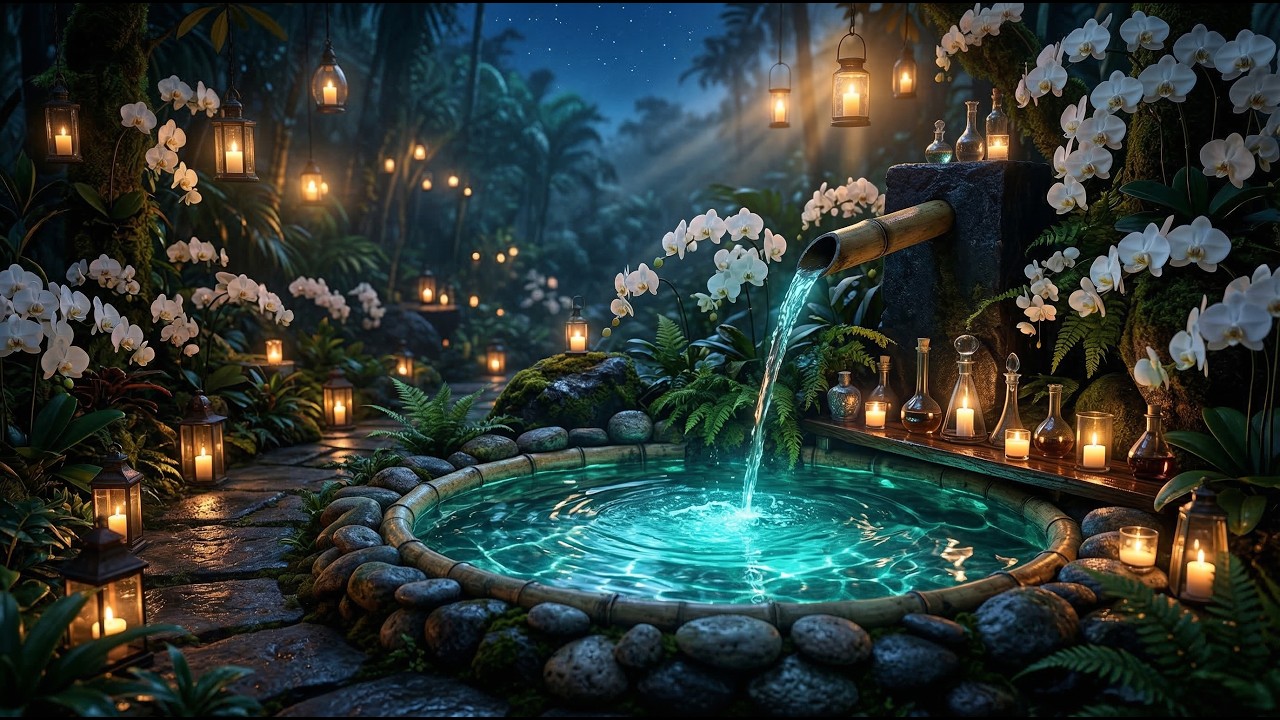 Soothing Relaxing Music & Water Sounds Calming for Sleep Music, Anxiety Relief.