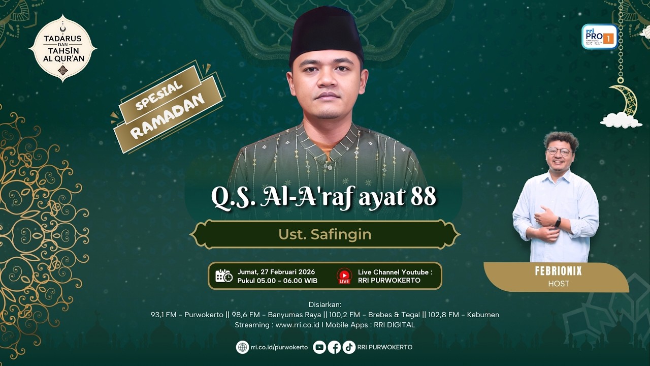JUZ 9 Q.S. AL-A'RAF AYAT 88 | TADARUS DAN TAHSIN