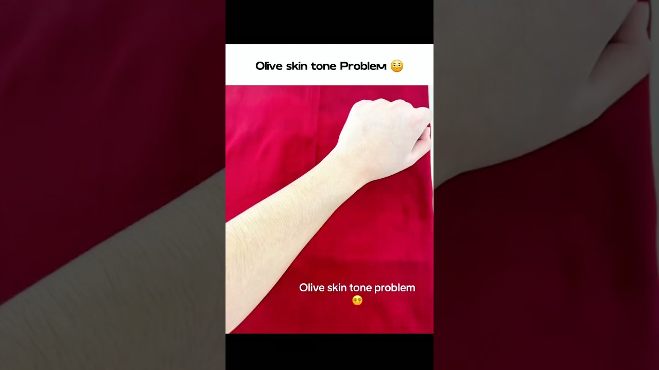 How Colors Can Change Your Skin Tone 😱 #clearskin #homeremedies #beautytips #skincare#skintones