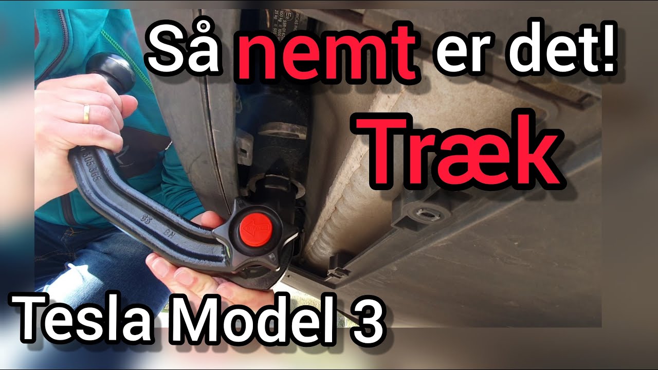 Tesla Model 3 - Aftageligt træk