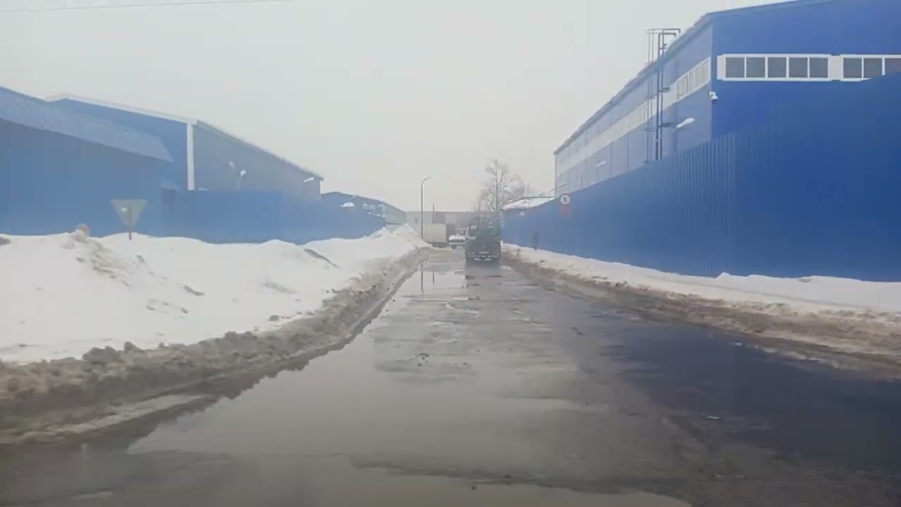Утренняя поездка на автобусе 51 с Каширского шоссе на ст. Барыбино г.о. Домодедово 