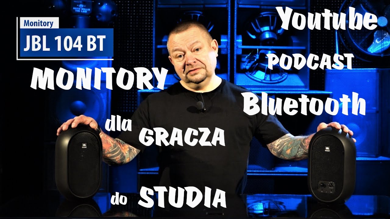 Monitory dla Gracza, do Podcastu - do Studia z bluetooth JBL 104BT