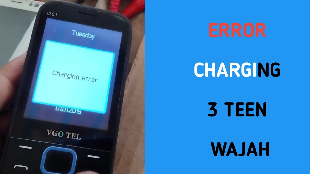 china Keypad mobile Error Charging Repair || VGO TEL i261 error Charging Solution