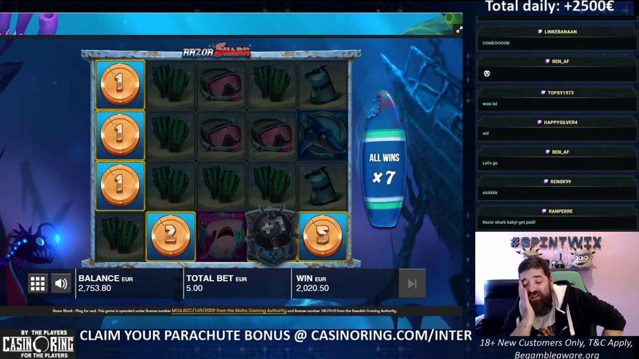 RAZOR SHARK - BIG WIN!!