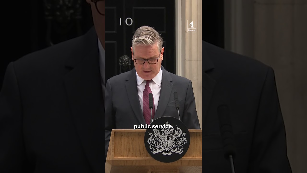 Starmer's voice breaks as he announces resignation plan