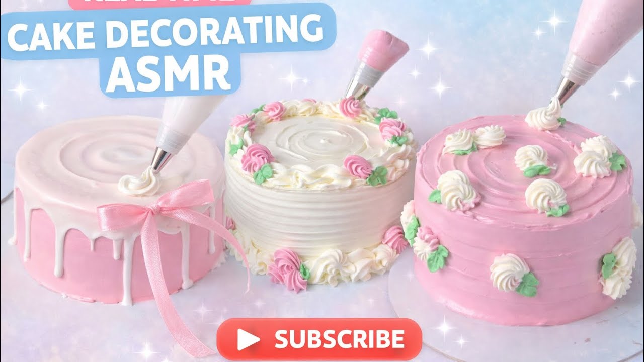 Satisfying Cake Decorating ASMR | No Talking