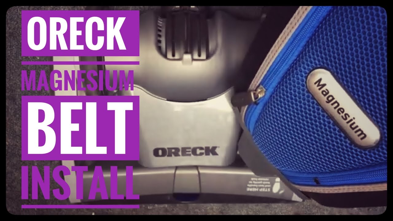 How to replace a belt and/or brush roll on an Oreck Magnesium vacuum