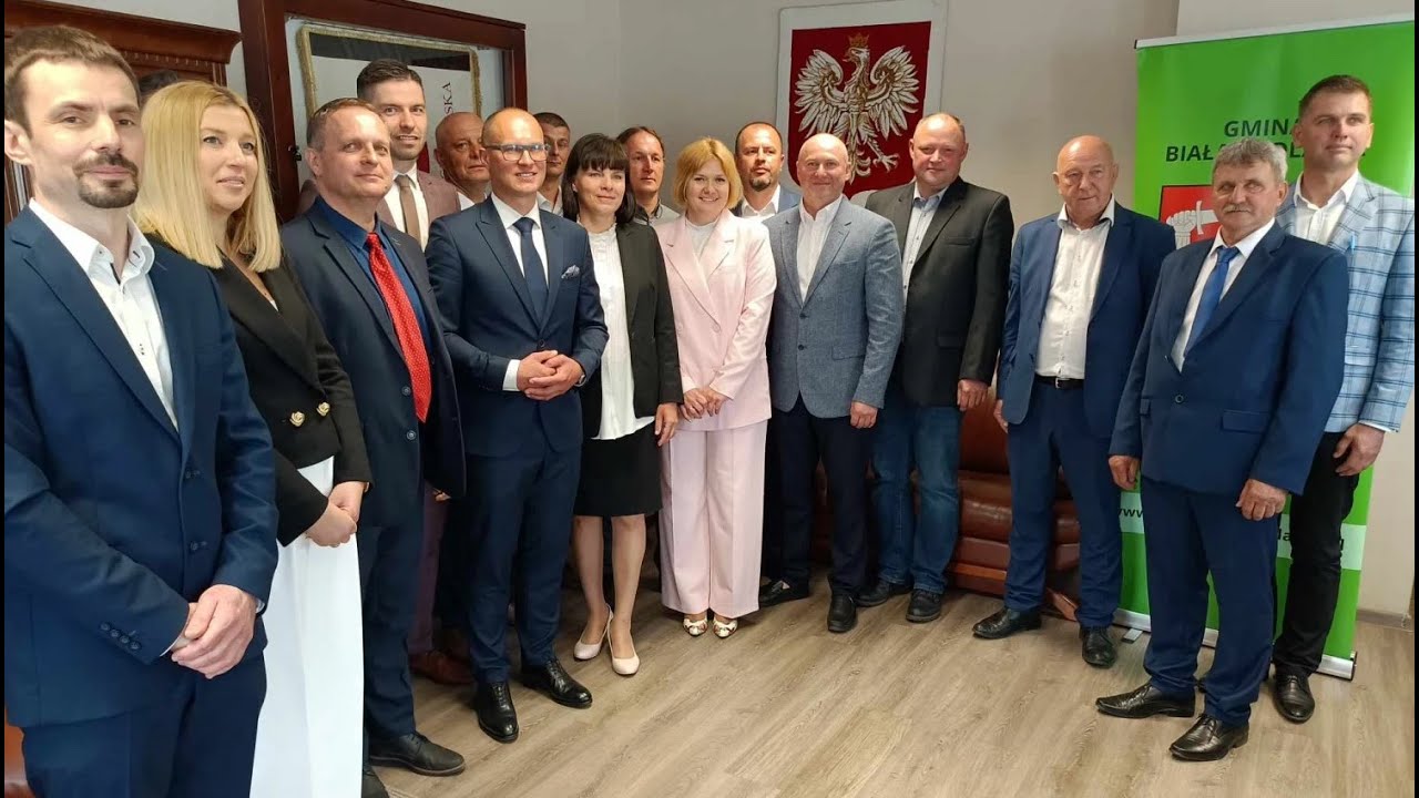 Sesja inauguracyjna gminy Biała Podlaska: zaprzysiężenie radnych oraz Wójta Konrada Gąsiorowskiego