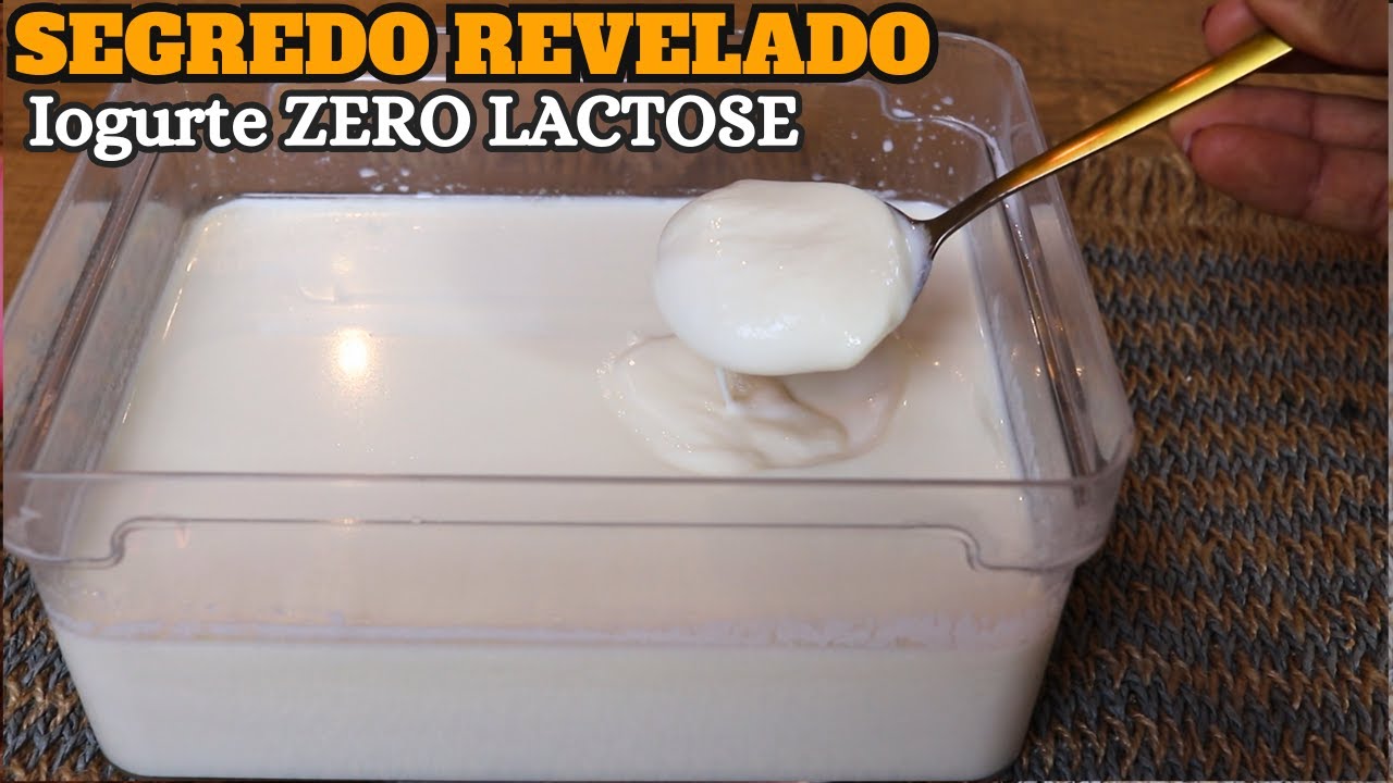 O SEGREDO QUE NIGU&Eacute;M TE CONTA/  RECEITA DE IOGURTE ZERO LACTOSE NATURAL CREMOSO