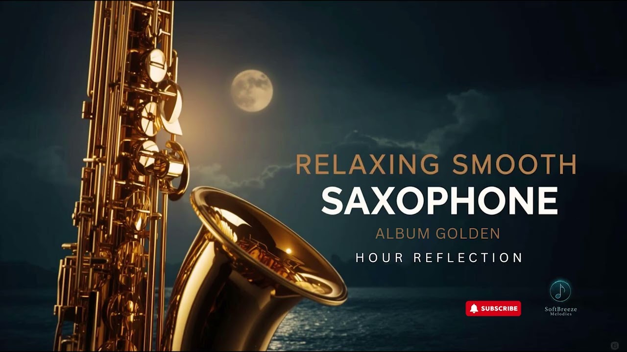 Golden Hour Reflection 🌇 Smooth & Relaxing Jazz Saxophone for Calm Sunset Evenings