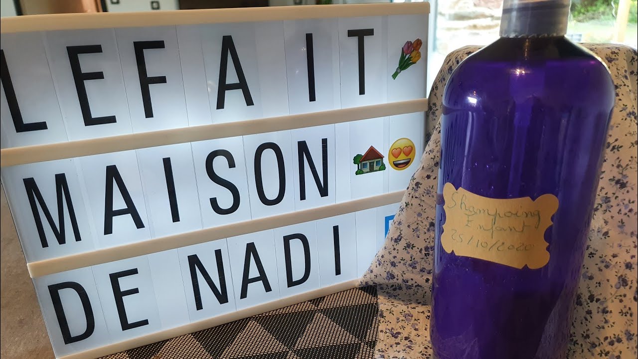 Recette SHAMPOOING liquide ENFANTS facile 👶