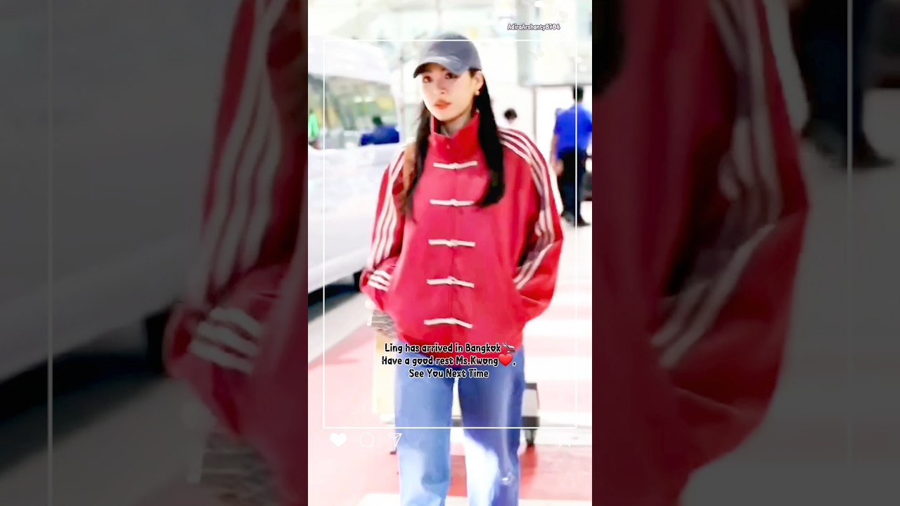 Линг прибыла в Бангкок🛬Хорошо отдохните, госпожа Квонг❤️, увидимся в следующий раз👋 #linglingkwon...