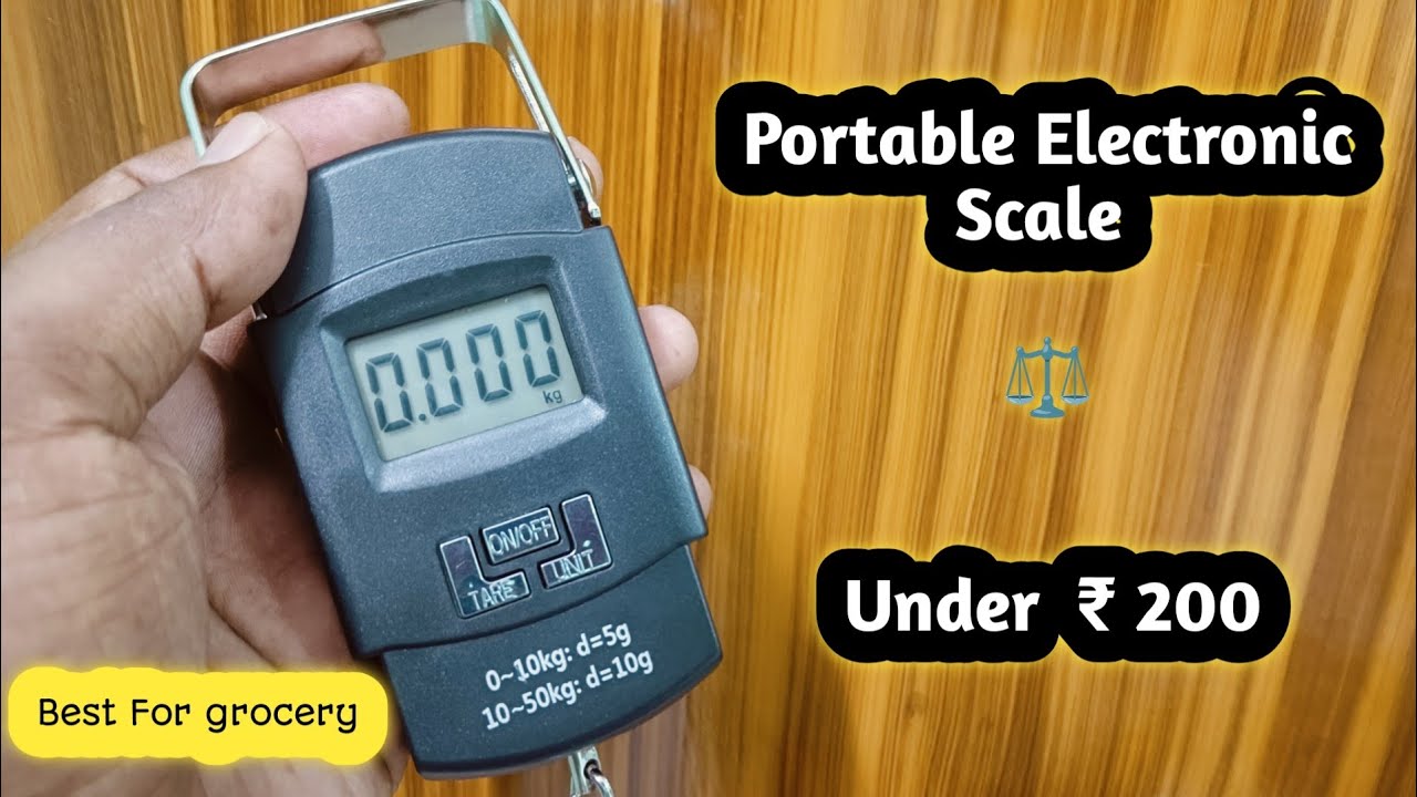 Portable Electronic Scale | Scale | Digital Weighing Scale | LCD Display Weighing Scale 