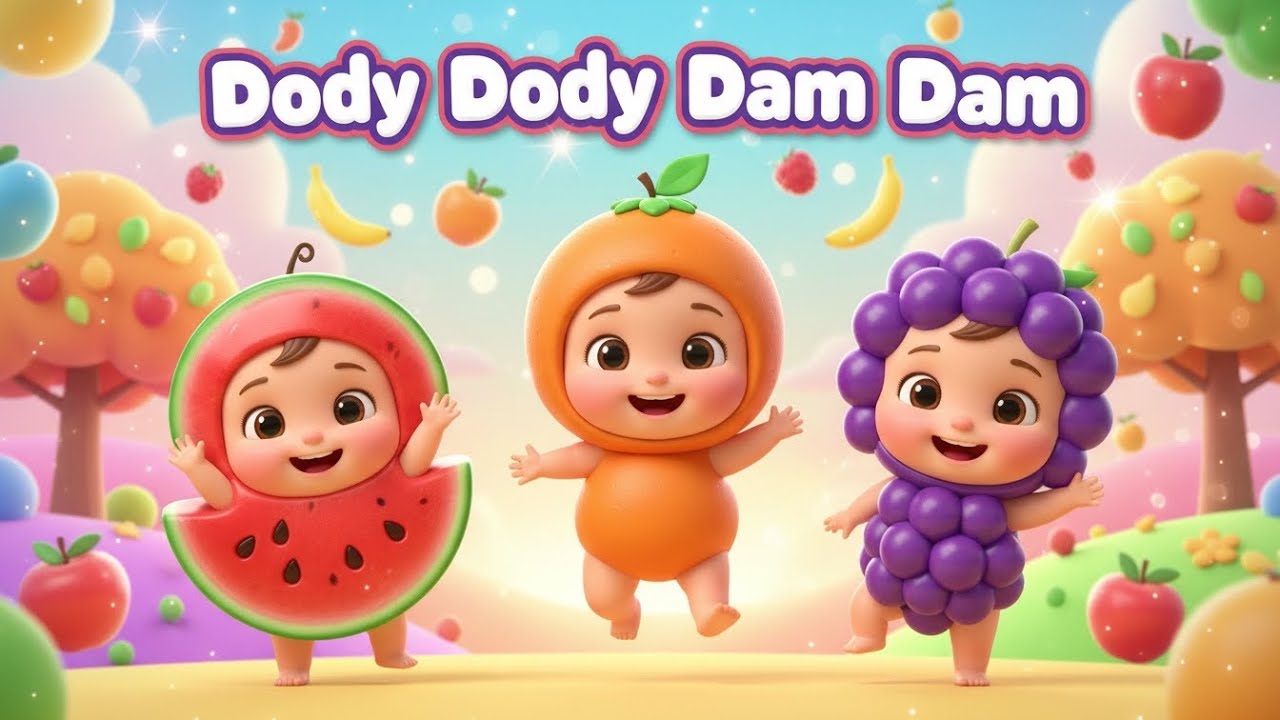 Dance & Sing Dody Dody Dam Dam 🕺💃 | Kids Nursery Rhyme | Play & Giggles Rhymes |