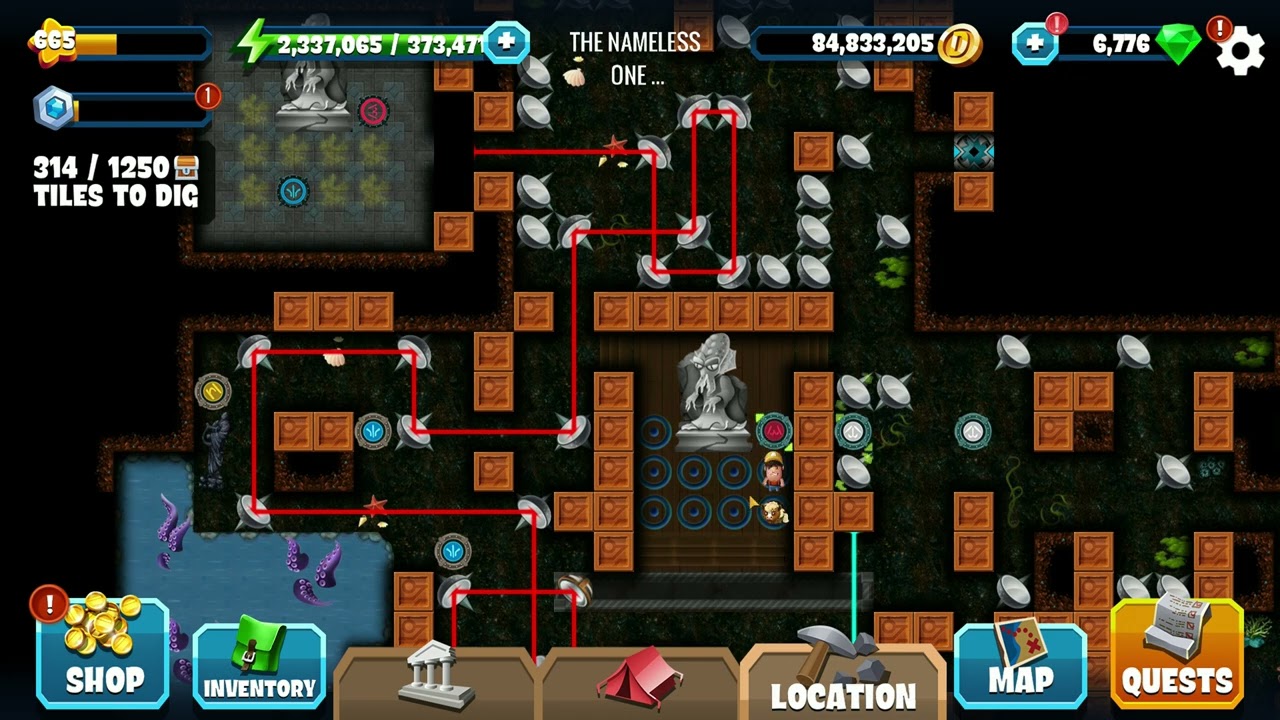 The Nameless One Challenge 1 | Side Story Mars | Diggy's Adventure