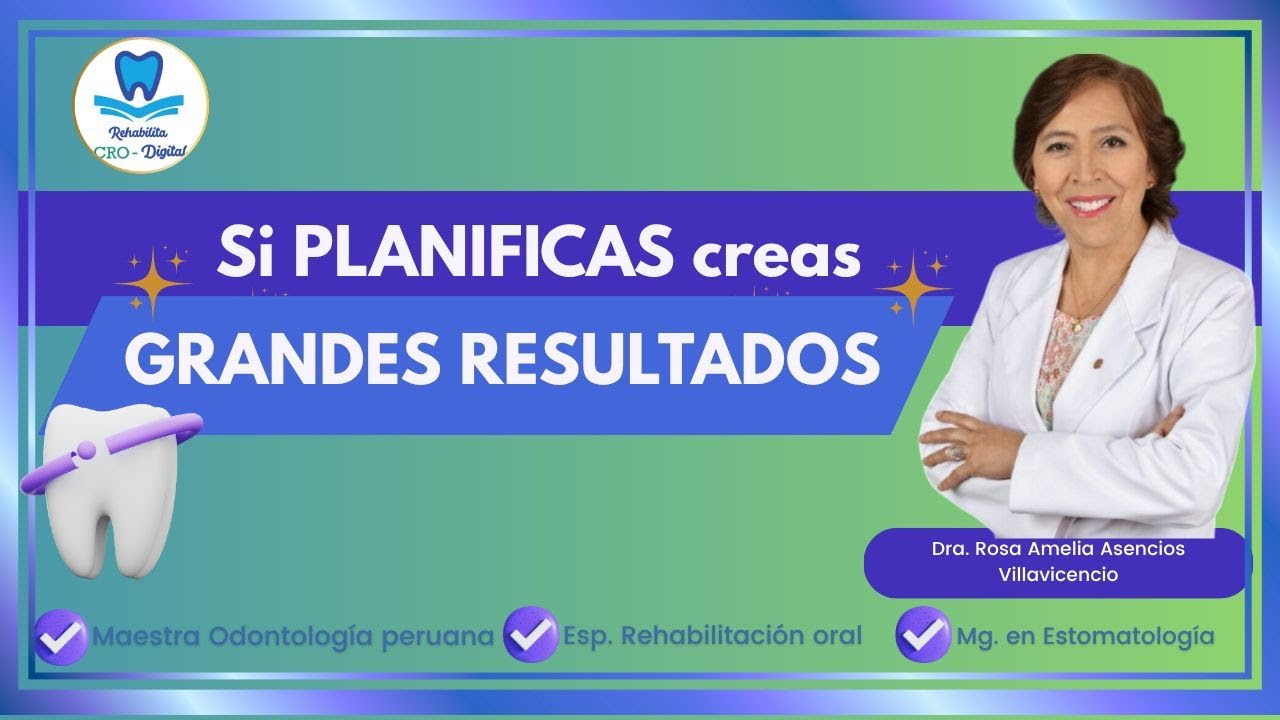 Si PLANIFICAS ,creas grandes RESULTADOS.