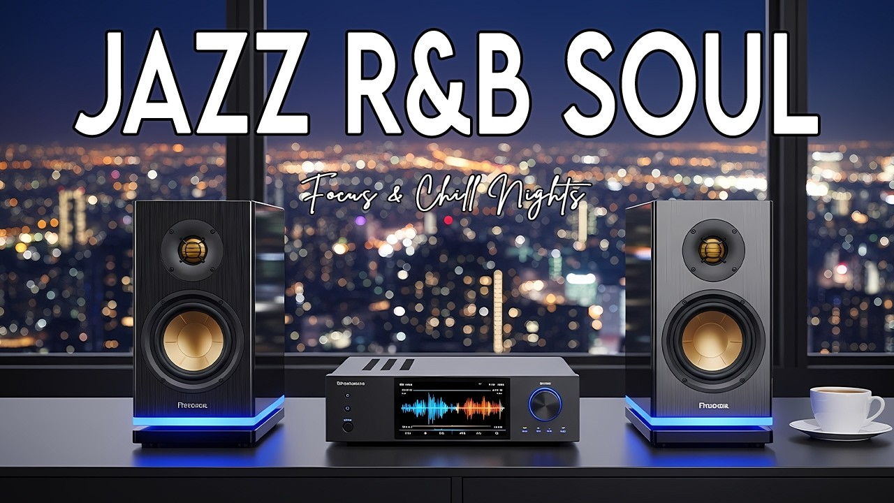 Nightscape Sound 🌙 Relaxing Smooth Jazz & Soulful Rhythms for Late-Night Vibes & Calm Energy 🎧