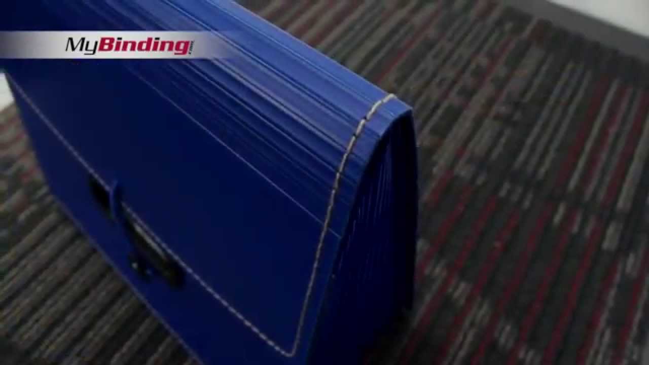 CLI-48015 C -Line Blue 13 Pocket Ladder Expanding File Demo