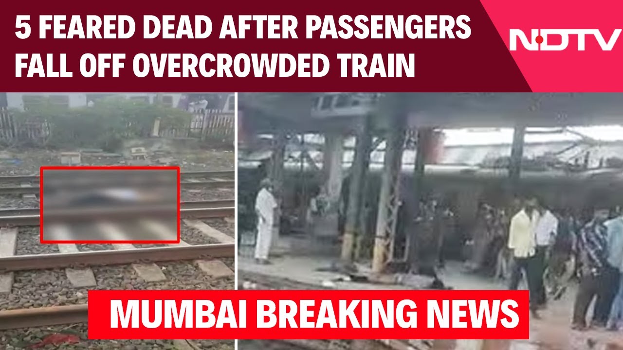 Mumbai Train News | 5 Feared Dead After Many Passengers Fall Off Overcrowded Local Train In Mumbai