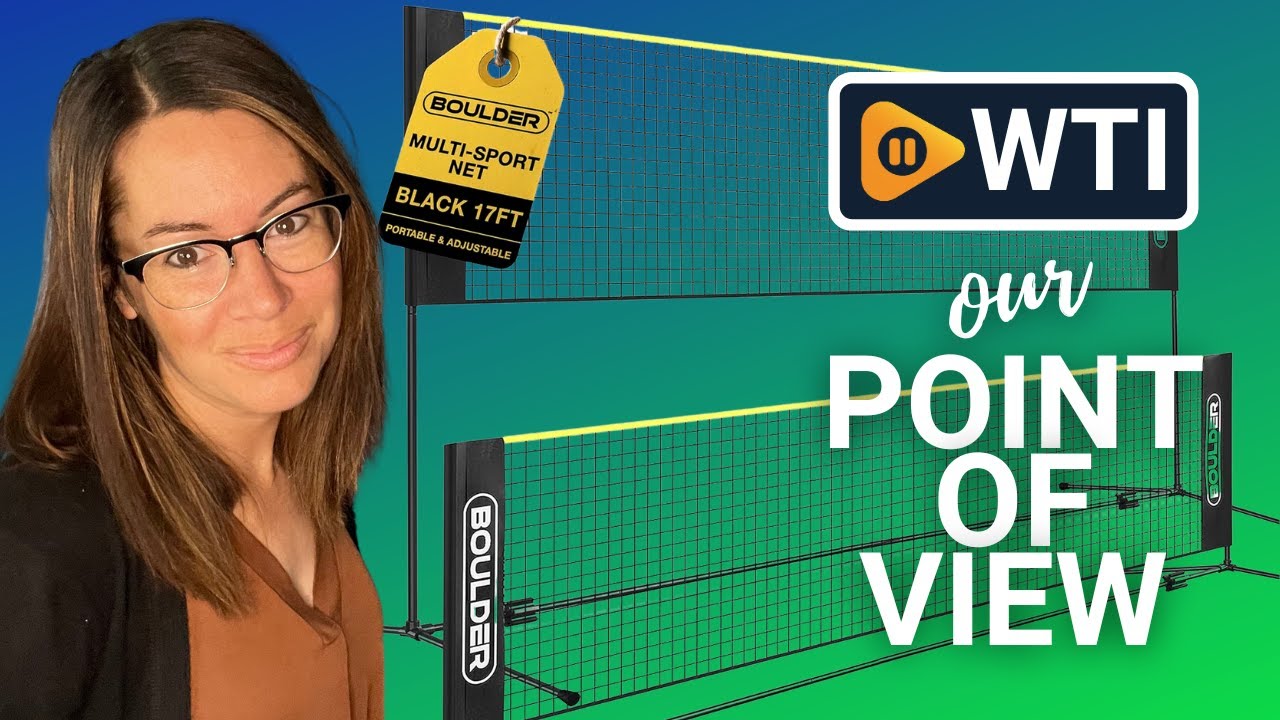 Boulder Badminton Pickleball Net | Our Point Of View