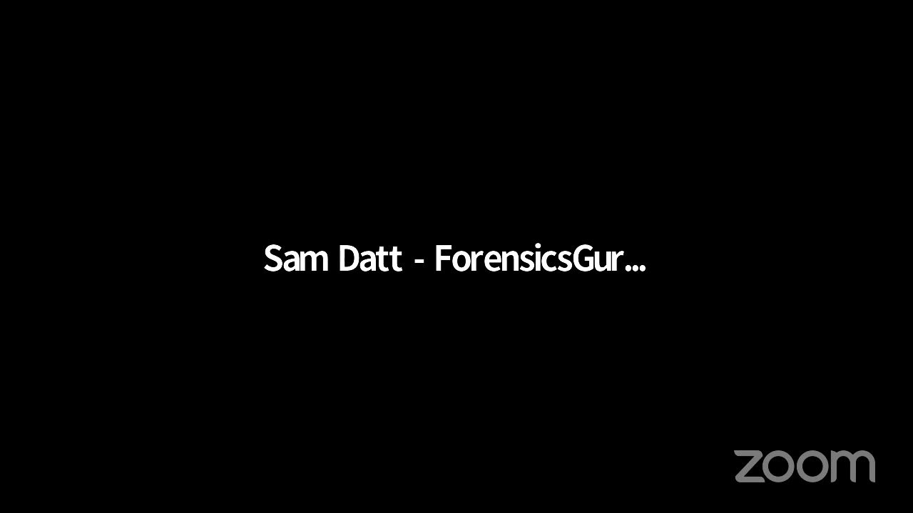 Forensic Friday Series 2 Webinar - Breaking the Passwords Barrier