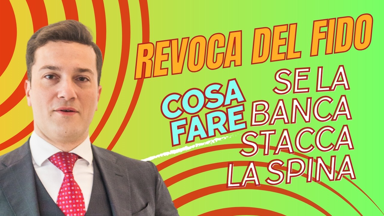 Revoca del fido: cosa fare se la banca ti stacca la spina