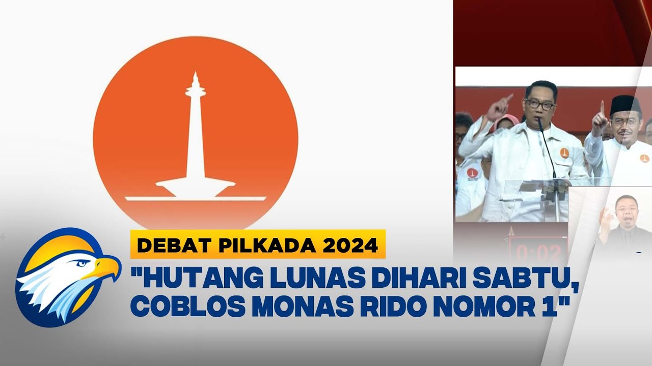 Pernyataan Penutup Paslon 1 di Debat Kedua Pilkada Jakarta - [Debat Pilkada 2024]