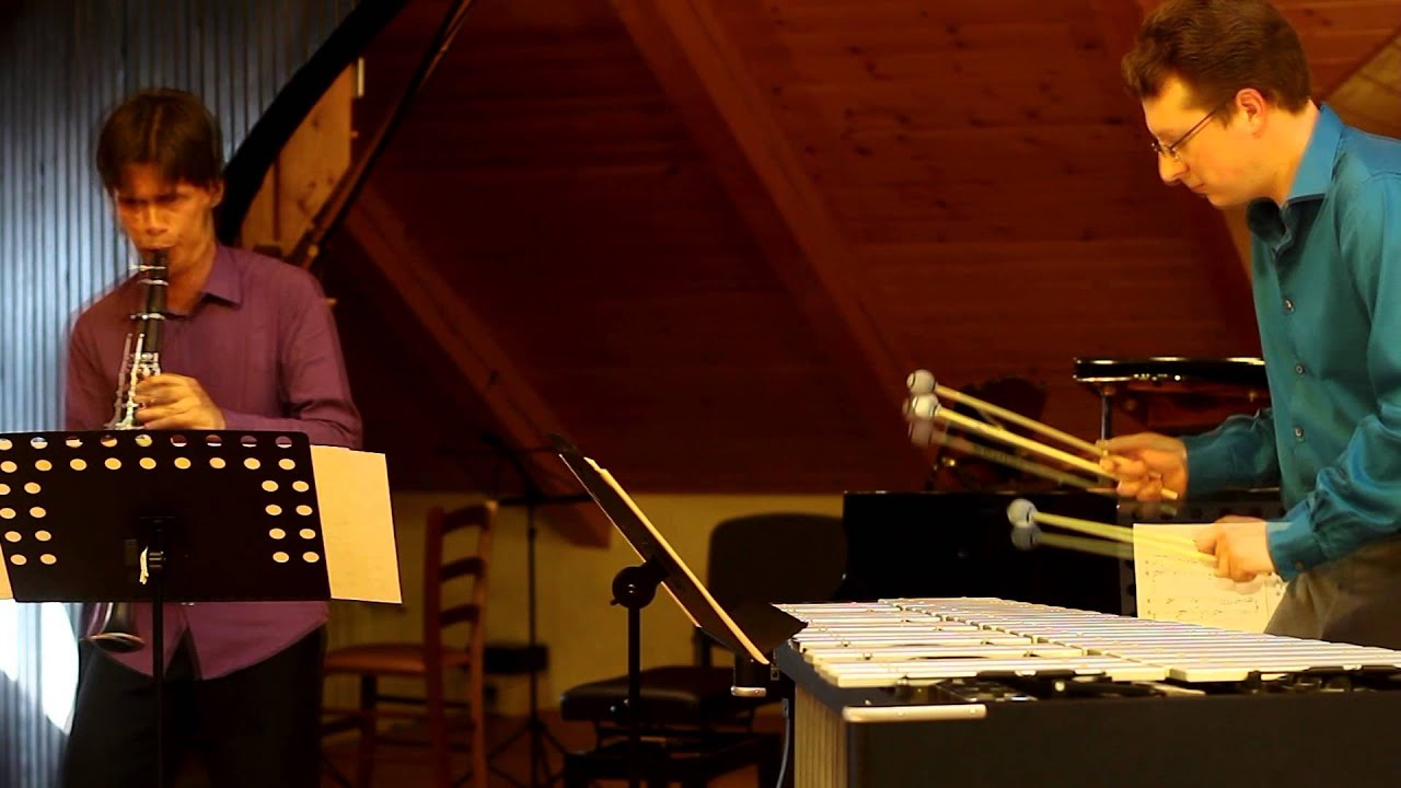 Anton Prischepa DIALOGS for clarinet & vibraphone, parts 1-3 out of 5
