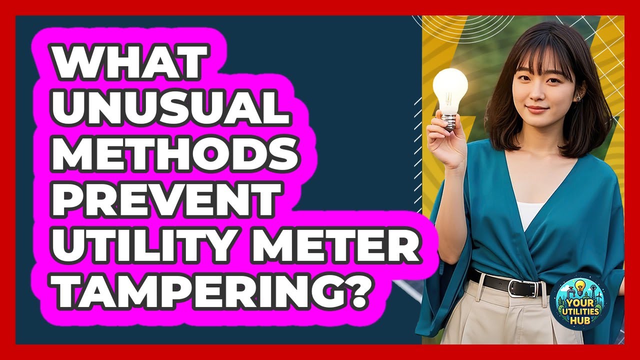 What Unusual Methods Prevent Utility Meter Tampering? - Your Utilities Hub
