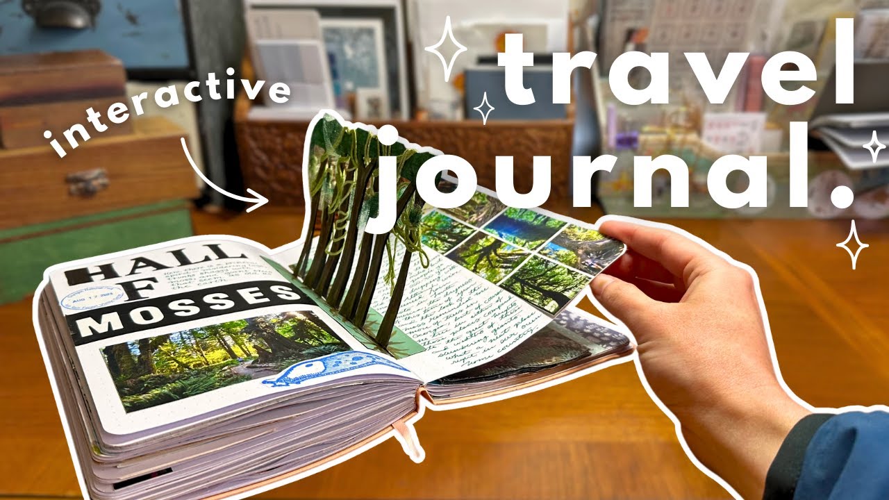 Interactive Travel Journal Flip Through ✈️ Olympic National Park