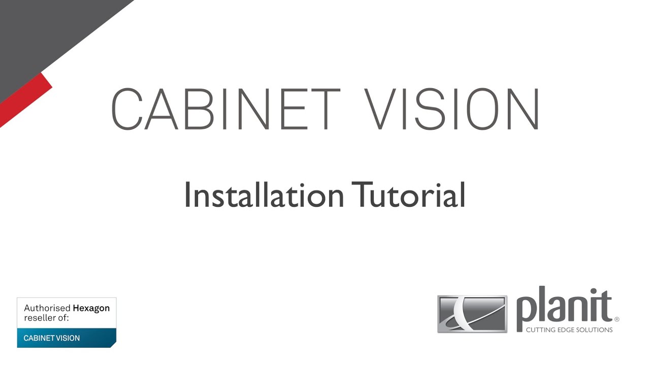 Учебное пособие по CABINET VISION (базовый уровень 9) — Как установить CABINET VISION