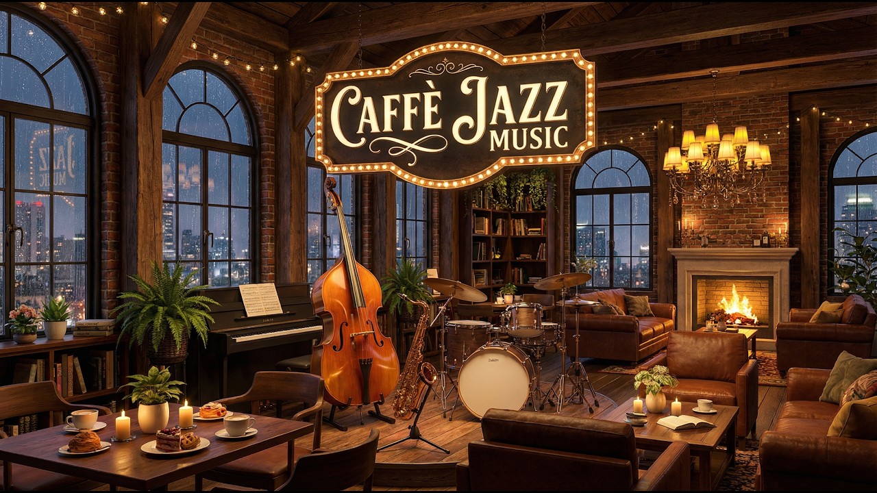 Cozy Caffe Jazz Music  | Smooth Jazz for Study, Work & Relax