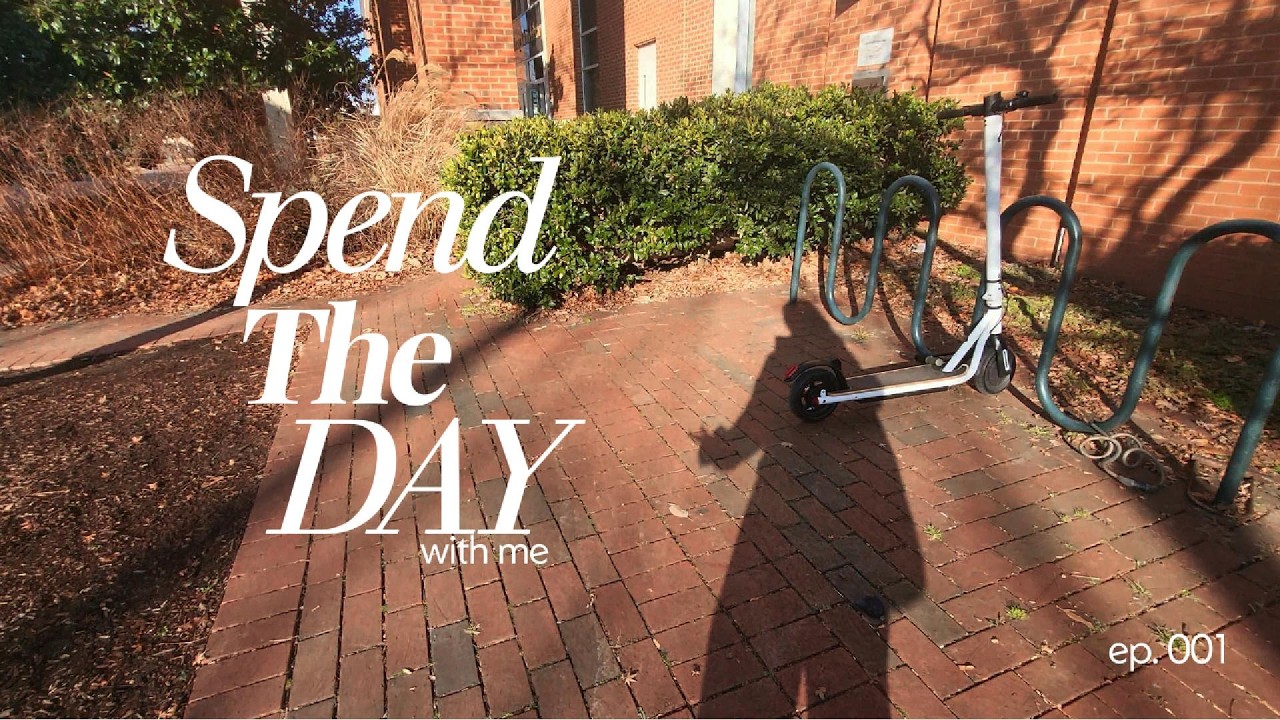 Spend the day with me at UNC Charlotte 🍃 | first video
