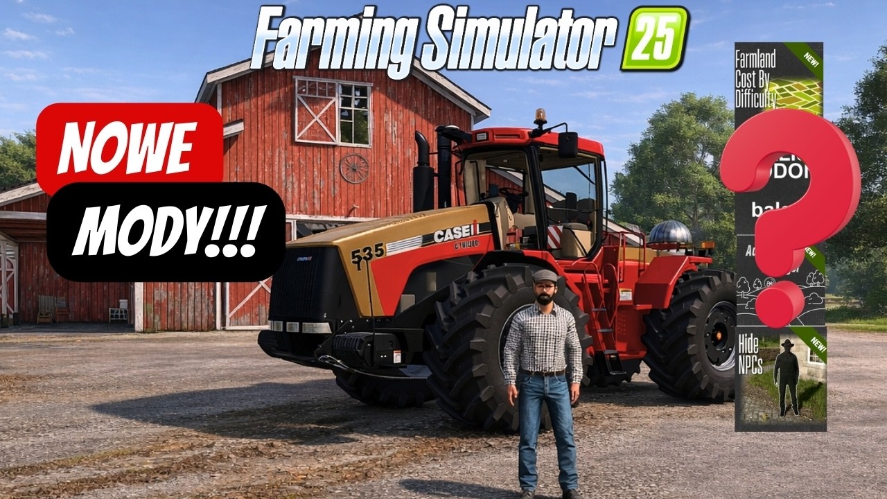 Realizm, ekonomia i detale  najlepsze nowe mody do FS25 Farming Simulator 2025