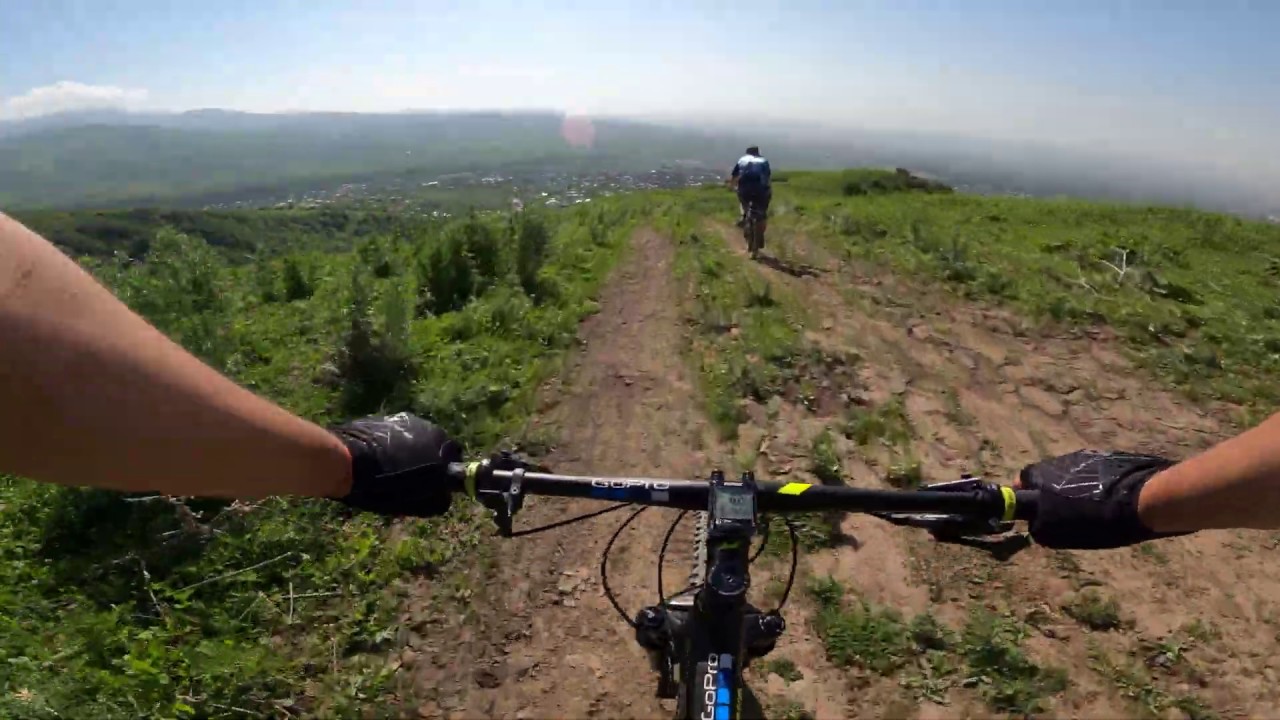 Спуск с горы велопокатушка Алматы