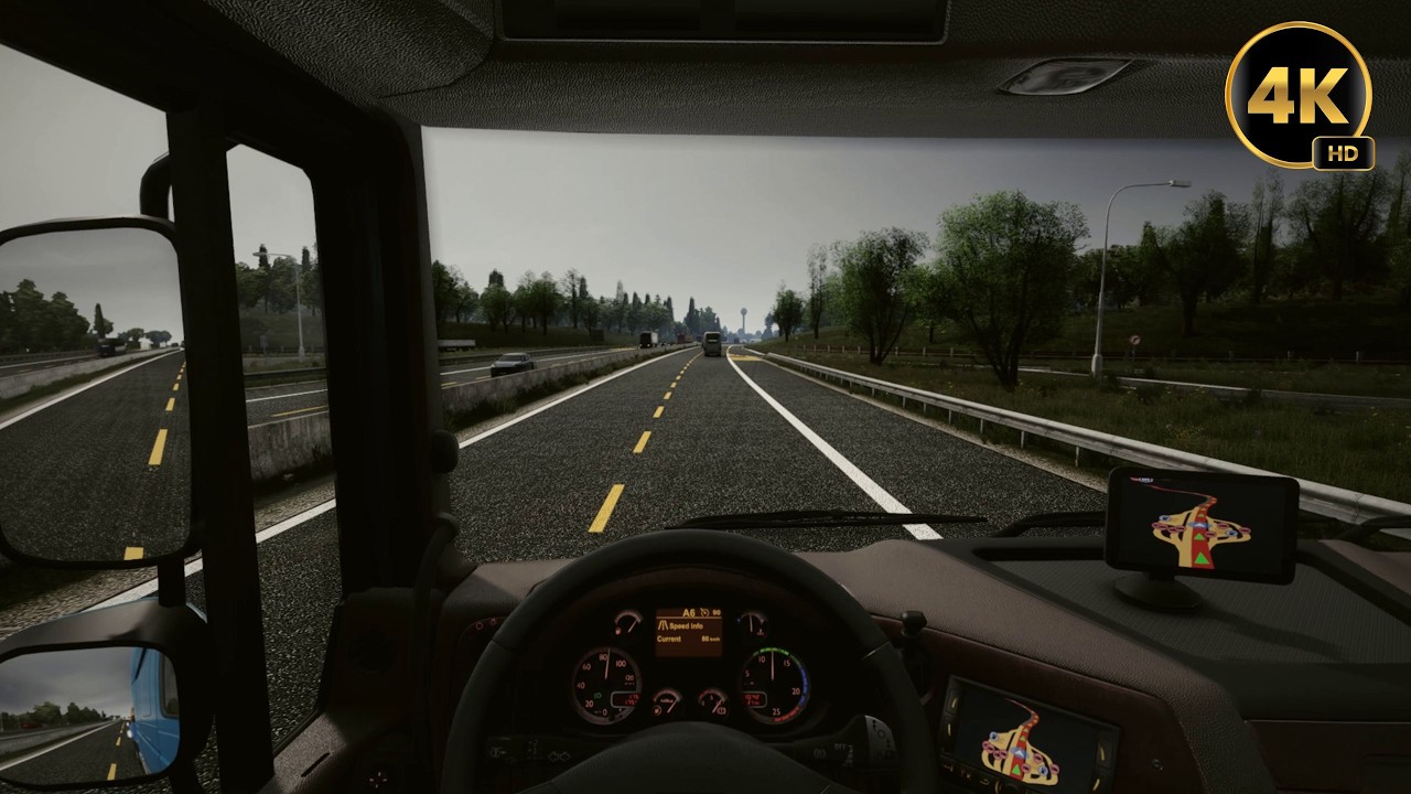 ETS2 1.58 | Ultra Realism Graphics Mods | Real Sounds + Rain Simulation | 4K