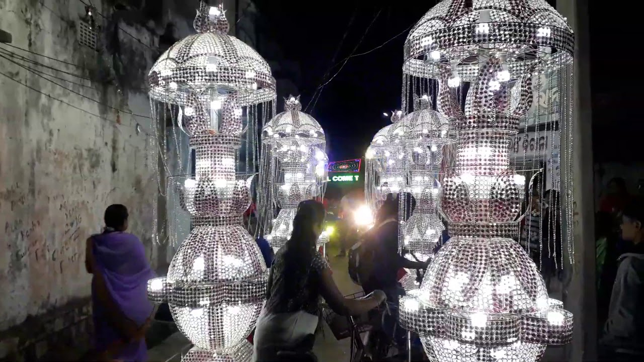 Trolley light Matka light jhumar light Road light DJ light band light Gudiya light jhumar light LED