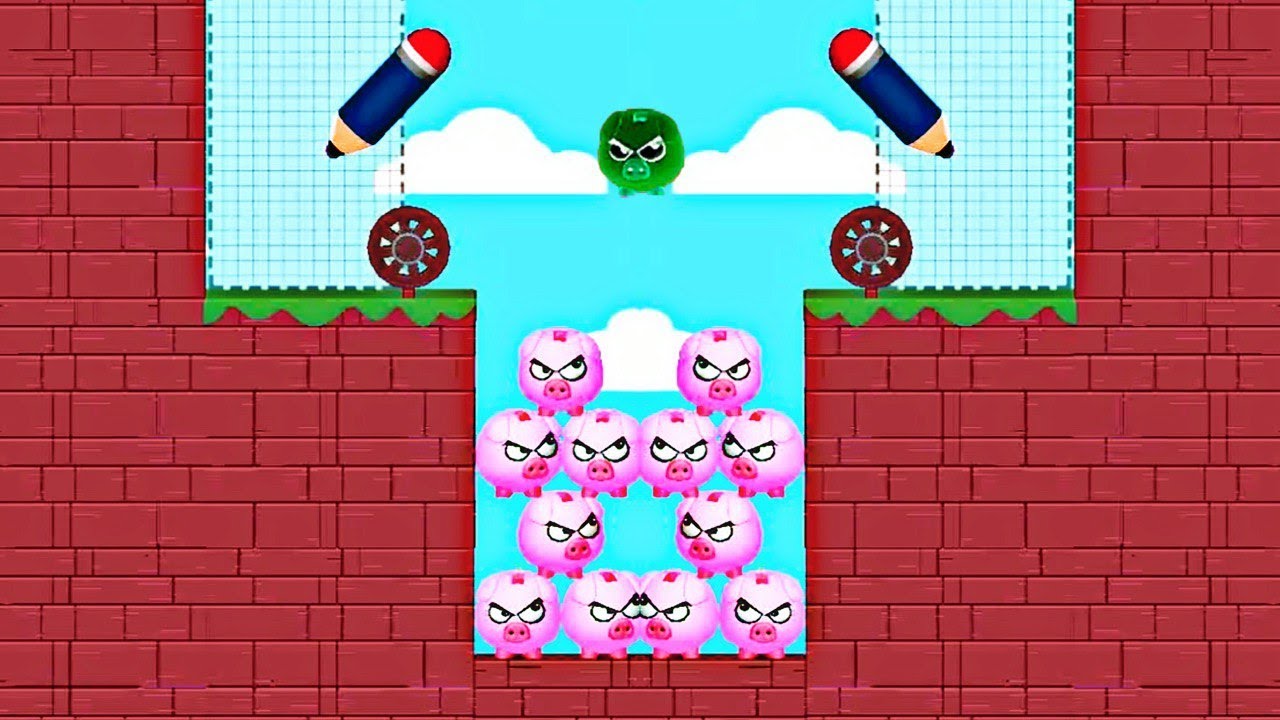 Draw To Break - All Levels Gameplay Video Game iOS,Android (02-52)