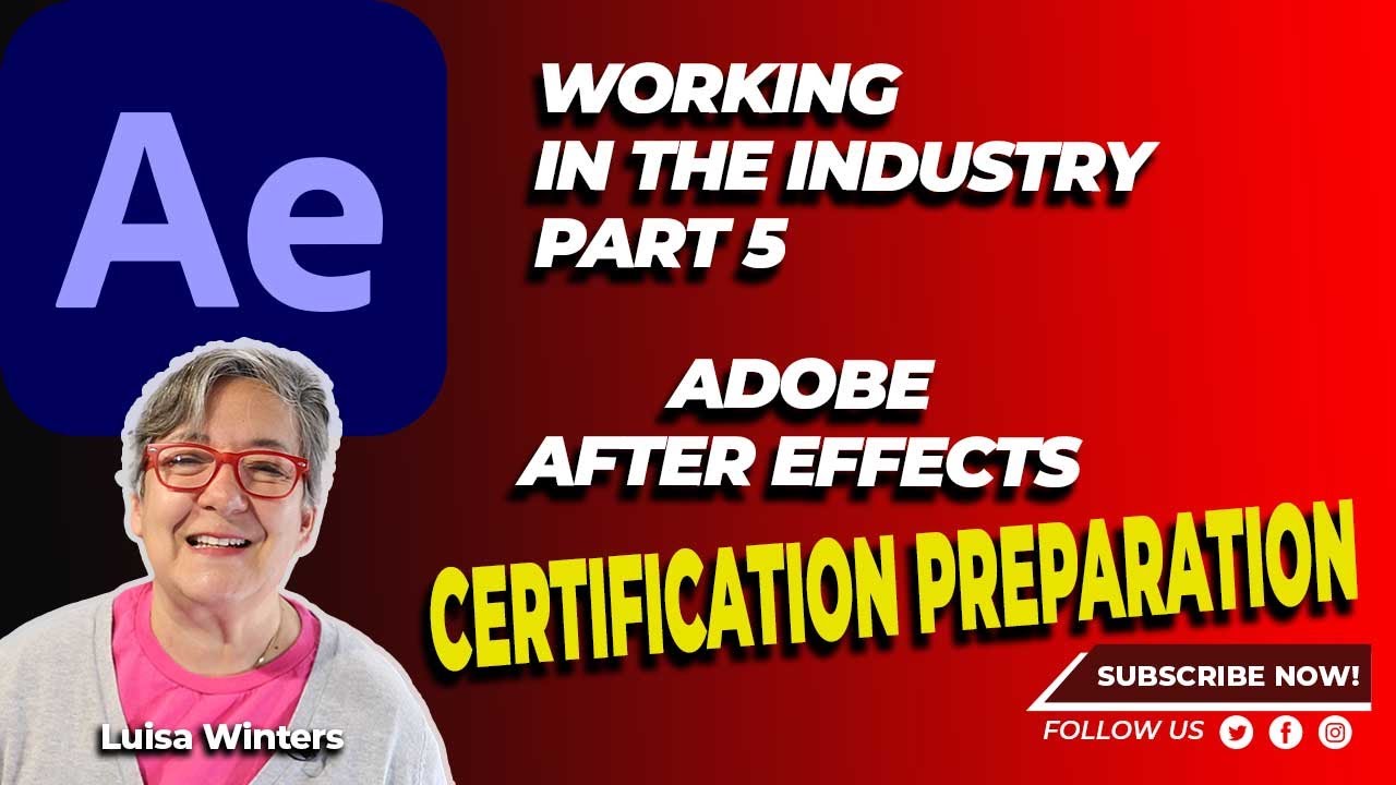05 Подготовка к сертификации After Effects — Работа в индустрии анимационной графики. Часть 5