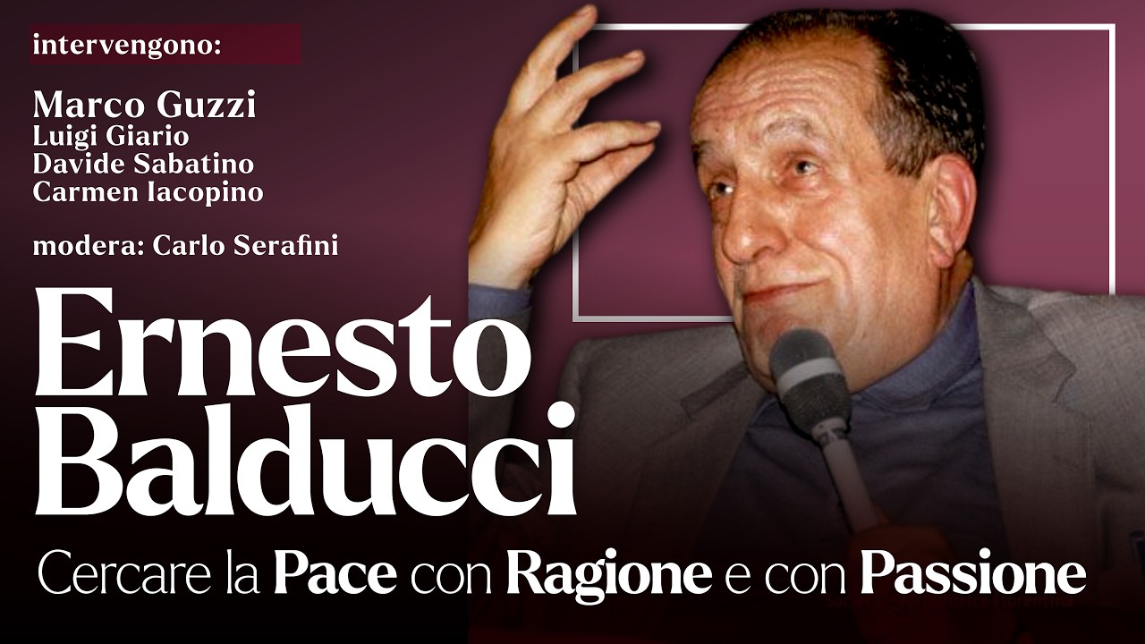 ERNESTO BALDUCCI e i GRUPPI DARSI PACE