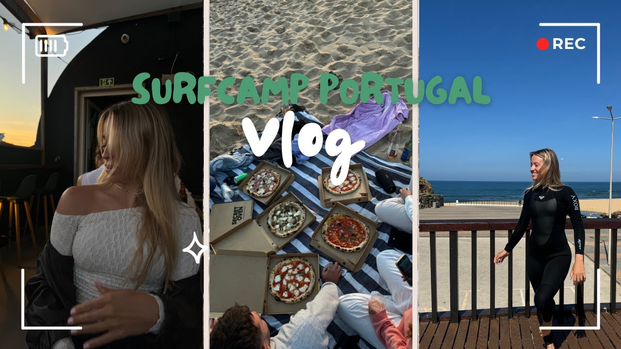 Vlog: Surfcamp in Portugal |&nbsp;Surfen, Laufen, Mountainbike, Feiern, Skaten