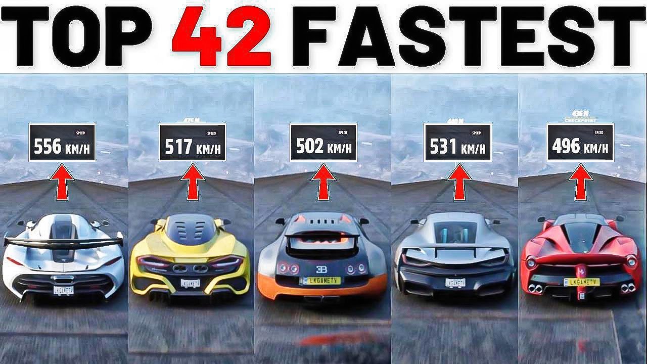 TOP FASTEST All HYPERCARS IN FORZA HORIZON 5 | 2024 Update