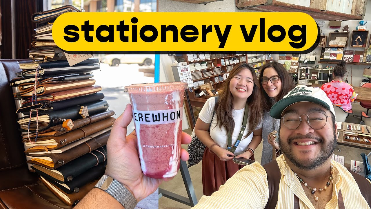 Visting Baum Kuchen Studio & Erewhon | LA Stationery Vlog ☀️🥤
