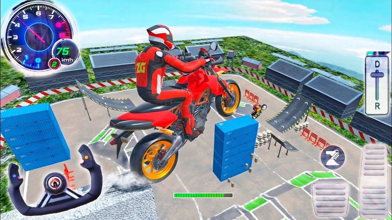 Impossible Mega Ramp Bike Stunts - Extreme Challenge 2026 - Android Gameplay 